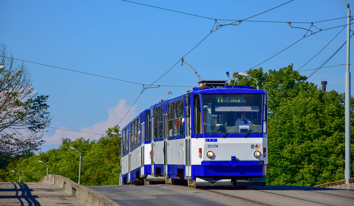 Рига, Tatra T3MR (T6B5-R) № 35174