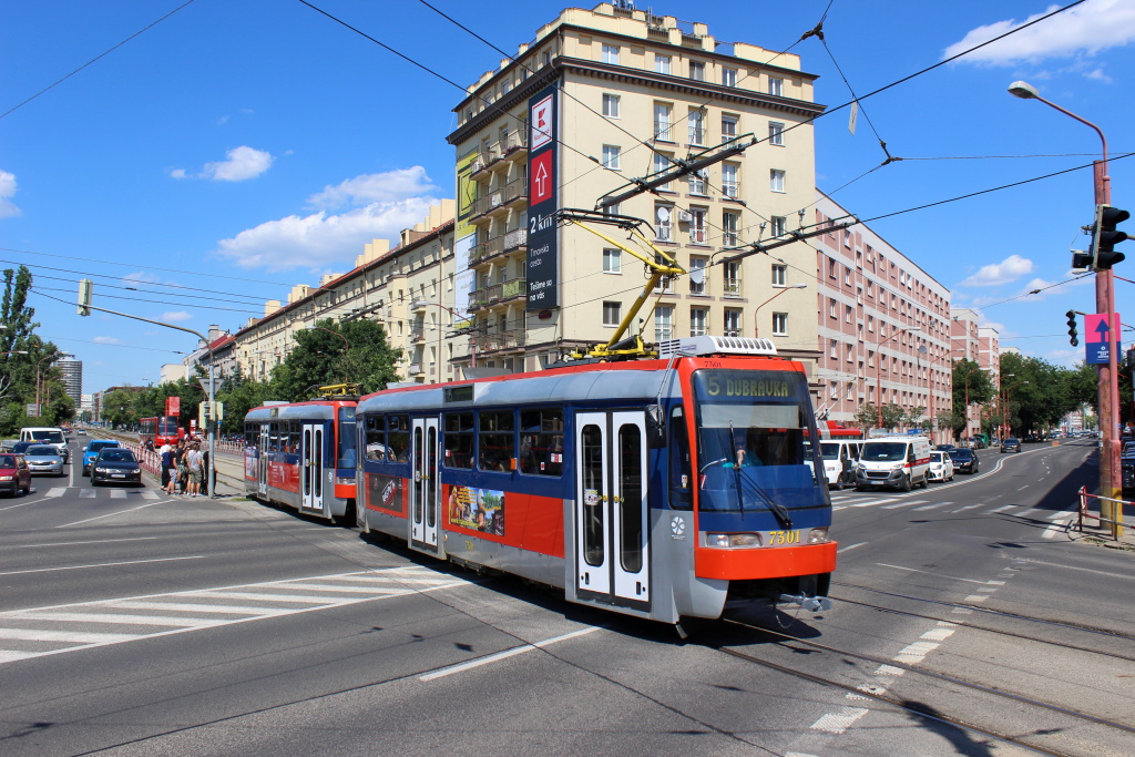 Bratysława, Tatra T3S Nr 7301