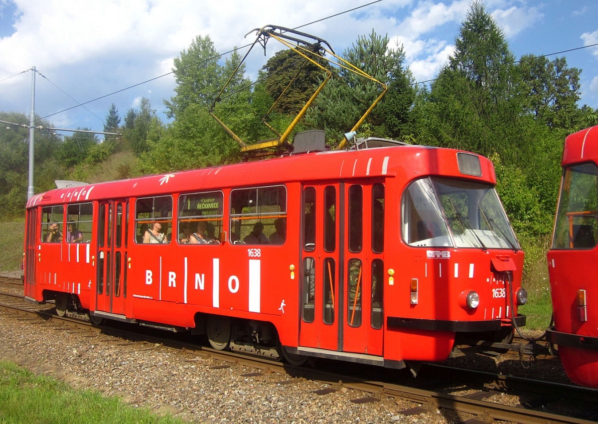 Брно, Tatra T3G № 1638