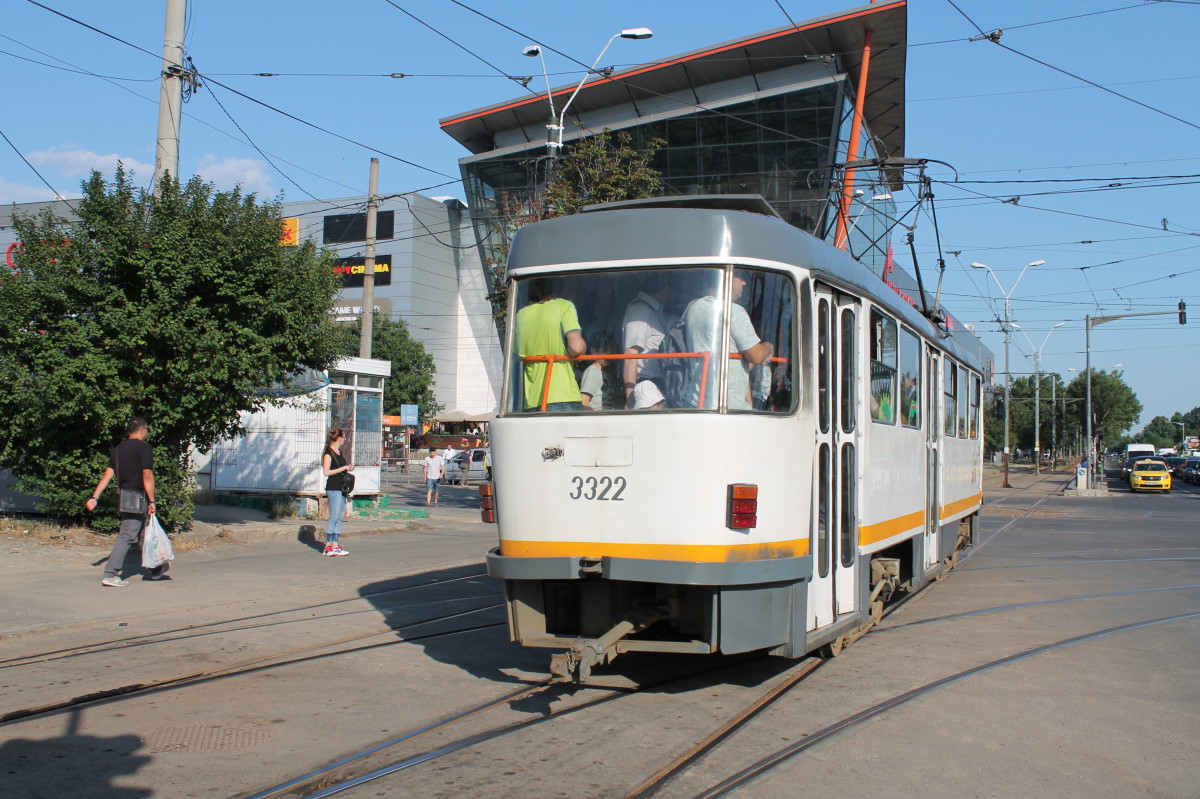 Бухарест - Илфов, Tatra T4R № 3322
