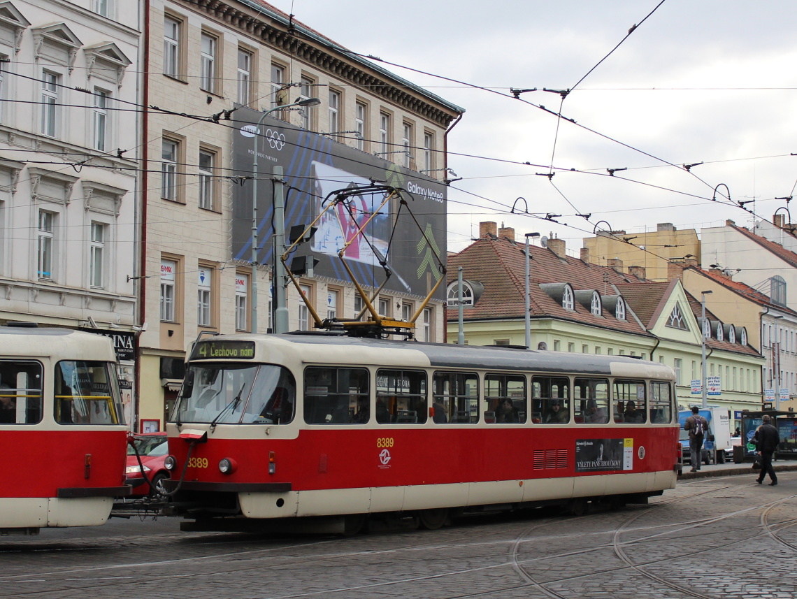 Prague, Tatra T3R.P N°. 8389
