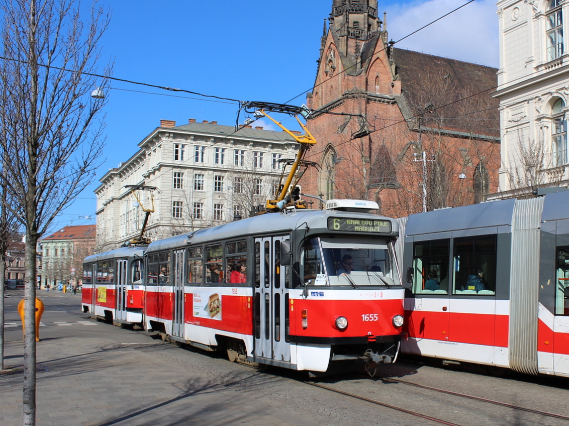 Брно, Tatra T3R.PV № 1655