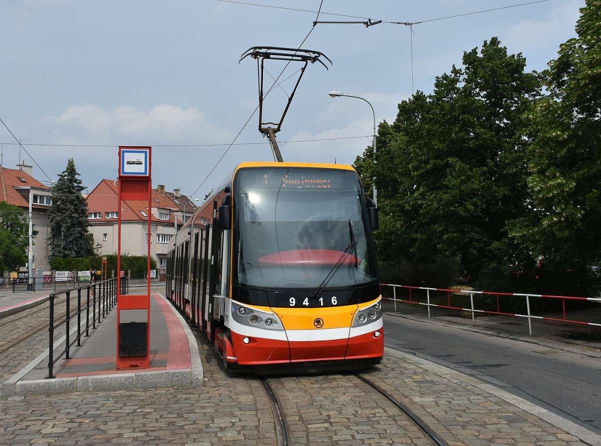 Прага, Škoda 15T6 ForCity Alfa Praha № 9416