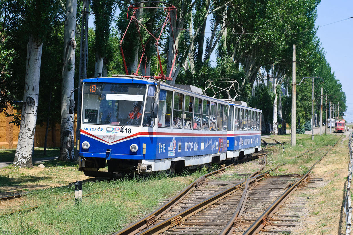 Запорожье, Tatra T6B5SU № 418