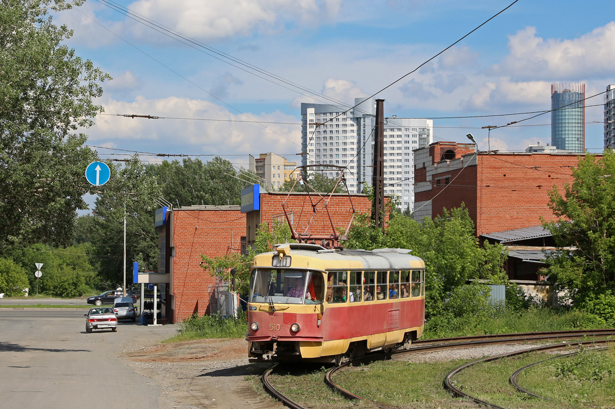 Yekaterinburg, Tatra T3SU (2-door) № 510