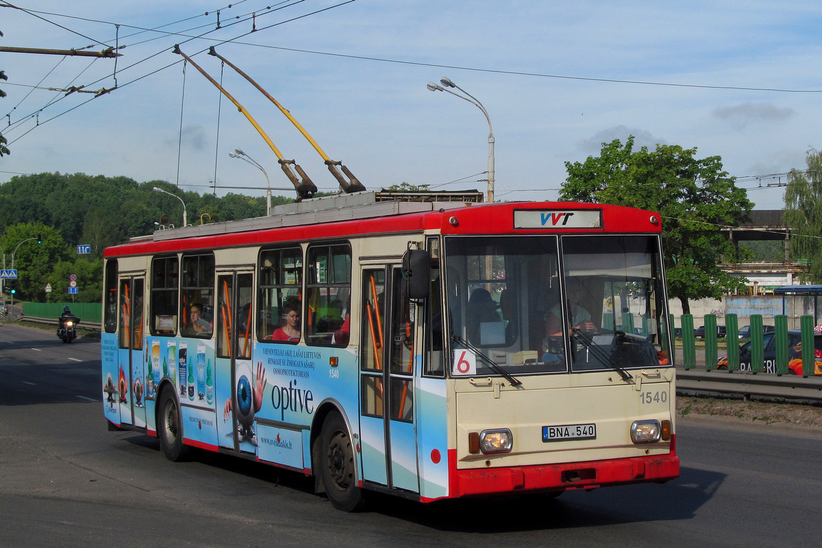 Вильнюс, Škoda 14Tr89/6 № 1540