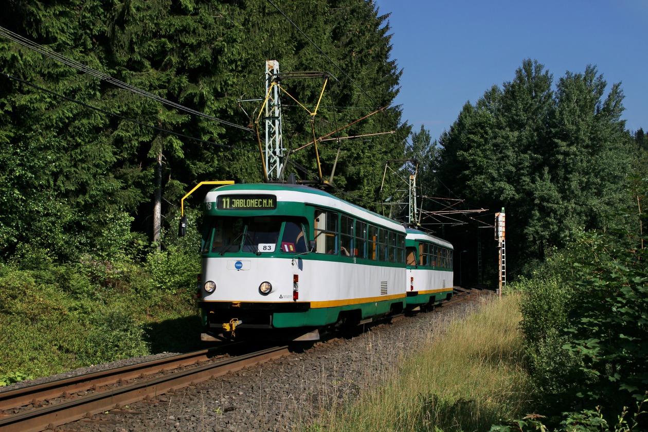 Либерец ― Яблонец-над-Нисой, Tatra T2R № 18; Либерец ― Яблонец-над-Нисой, Tatra T2R № 19