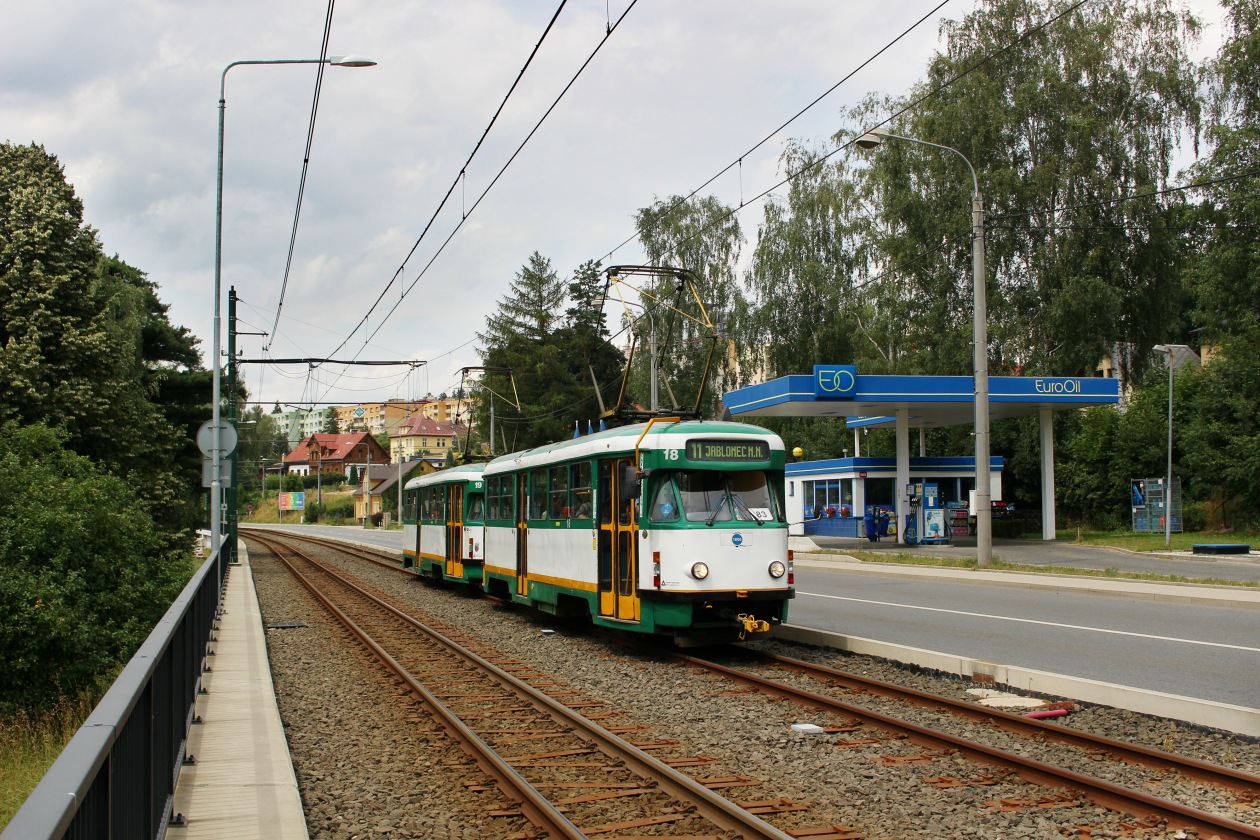 Либерец ― Яблонец-над-Нисой, Tatra T2R № 18 Либерец ― Яблонец-над-Нисой, Tatra T2R № 18