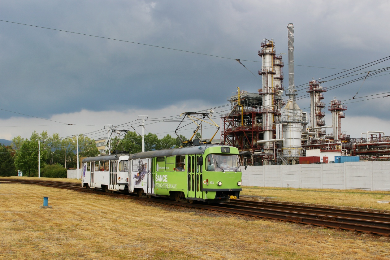 Мост ― Литвинов, Tatra T3M.3 № 302; Мост ― Литвинов, Tatra T3M.3 № 303