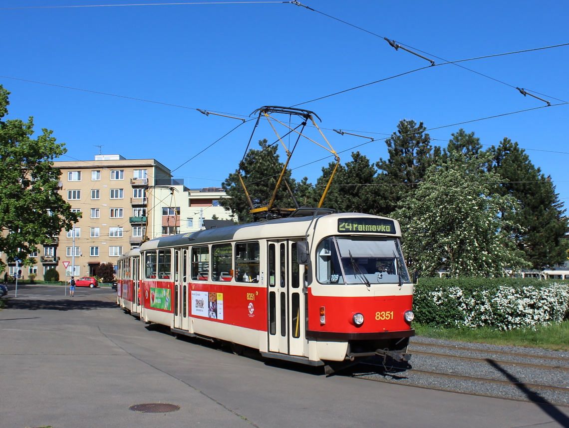 Прага, Tatra T3R.P № 8351