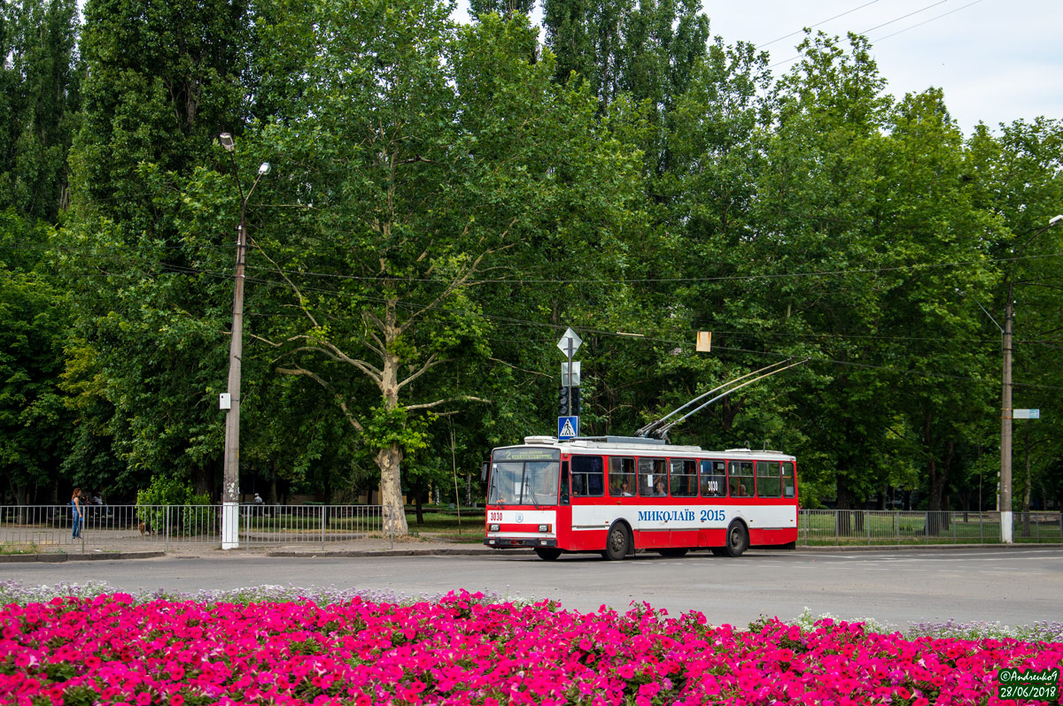 Николаев, Škoda 14TrR № 3030