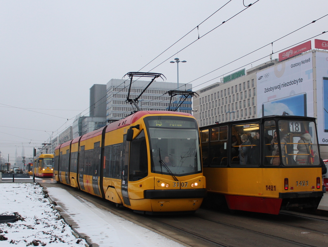 Варшава, PESA Tramicus 120N № 3107
