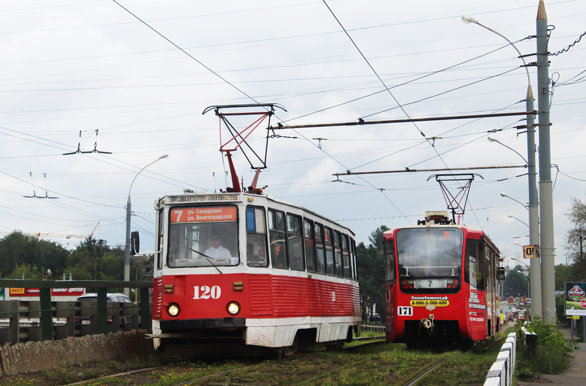 Ярославль, 71-605 (КТМ-5М3) № 120; Ярославль, 71-619КТ № 171