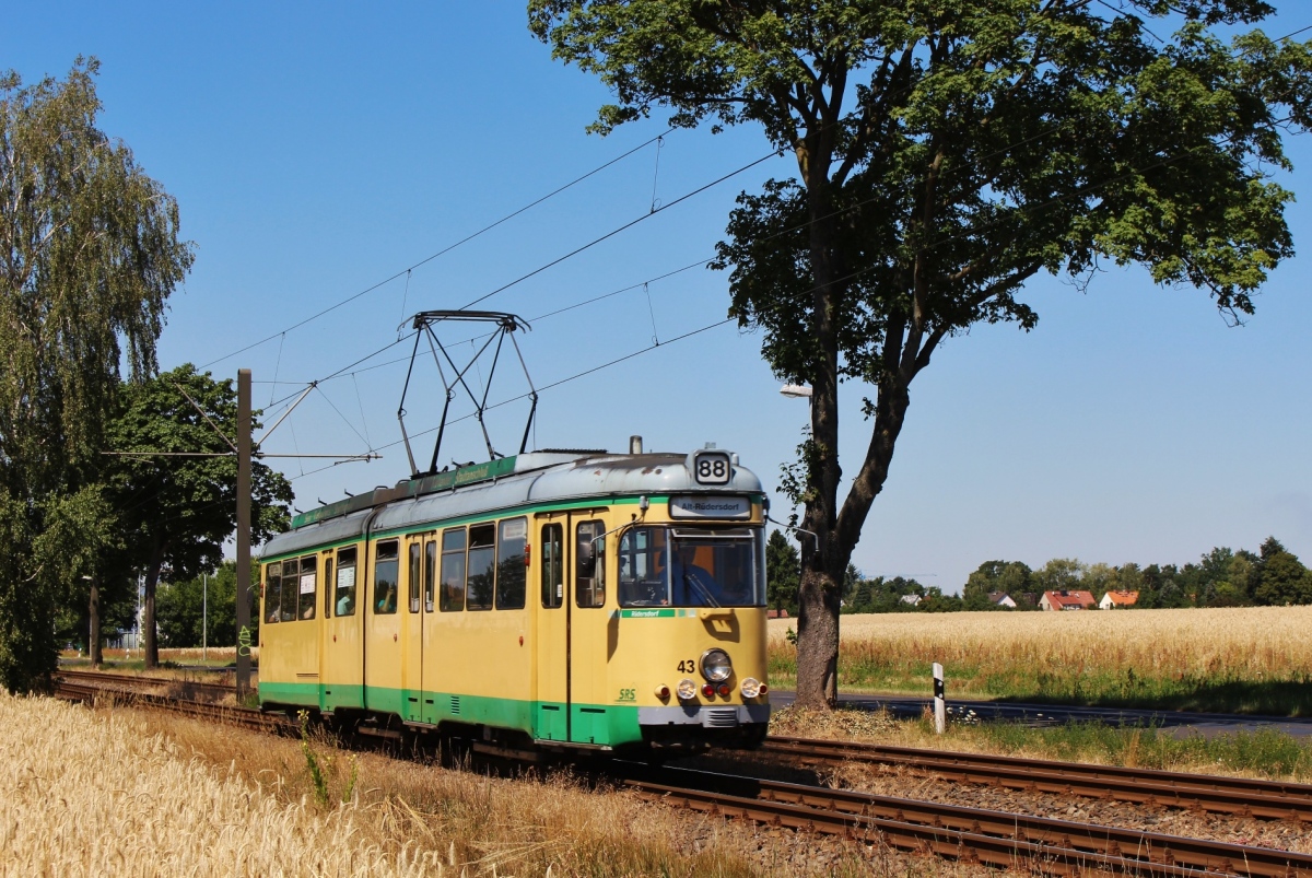 Schöneiche – Rüdersdorf, Duewag GT6ZR Nr. 43
