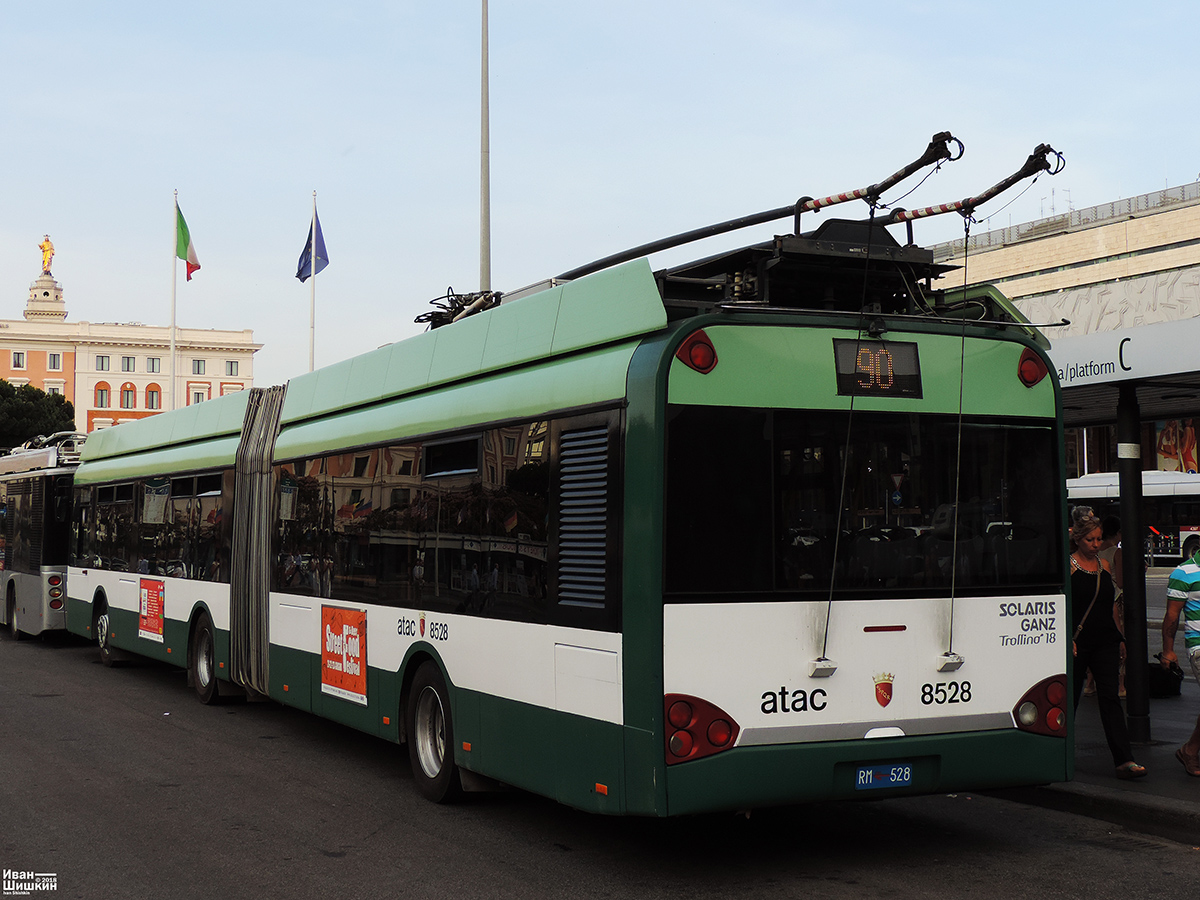 Rome, Solaris Trollino II 18 Ganz # 8528