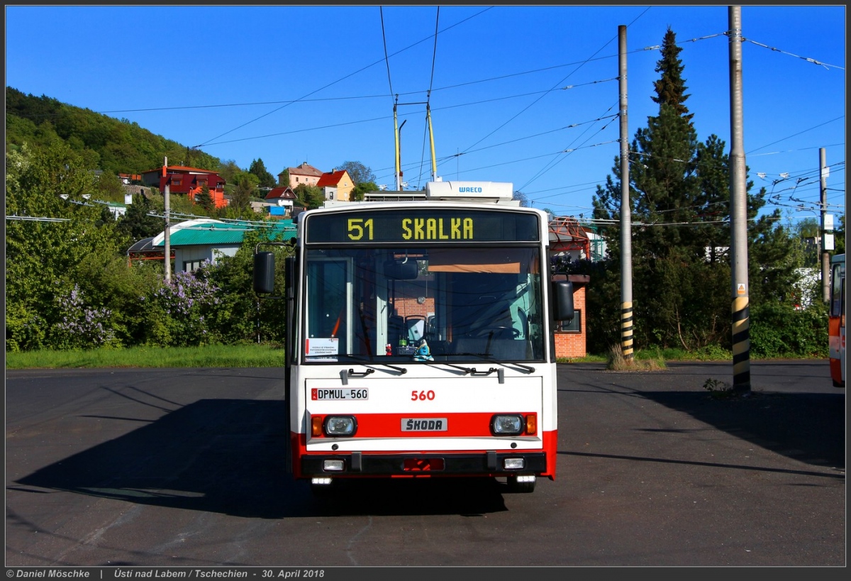 Усти-над-Лабем, Škoda 15Tr13/6M № 560
