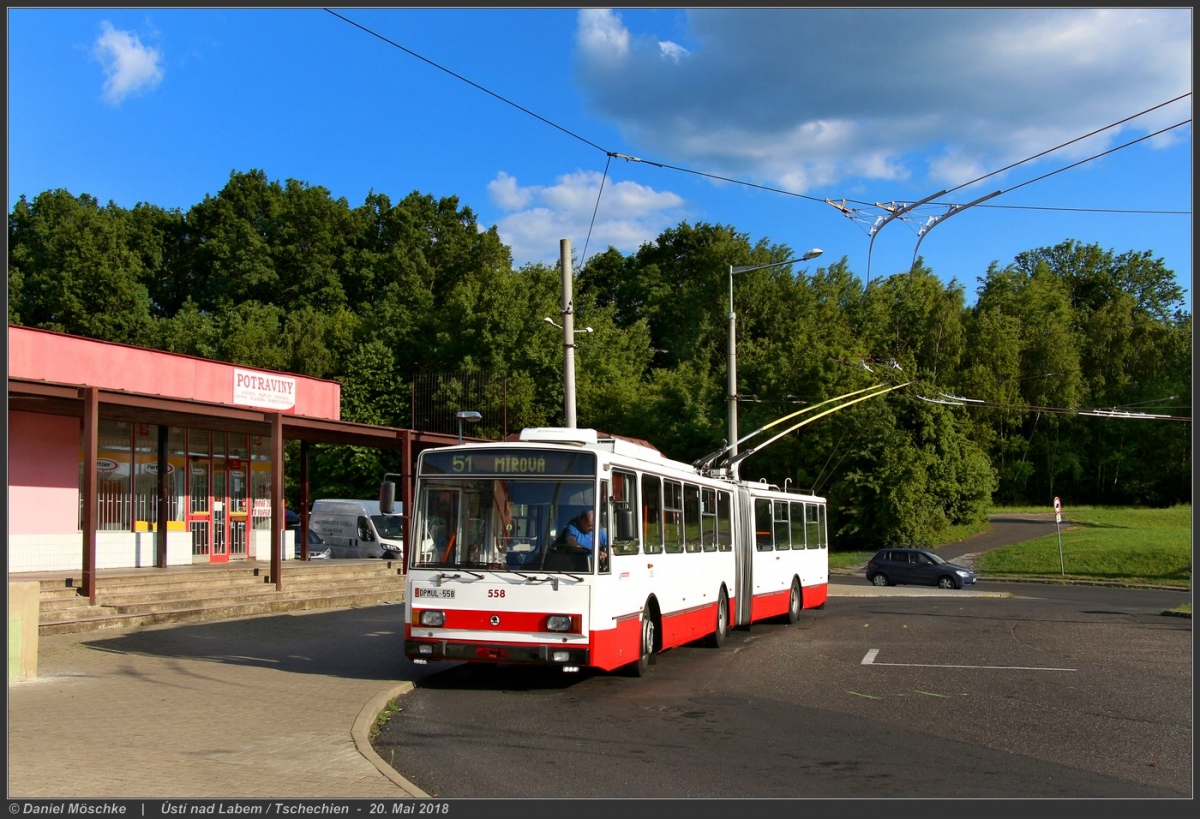 Усти-над-Лабем, Škoda 15Tr13/6M № 558