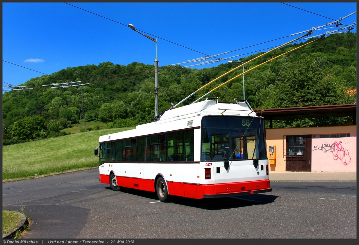 Усти-над-Лабем, Škoda 21TrAC № 407