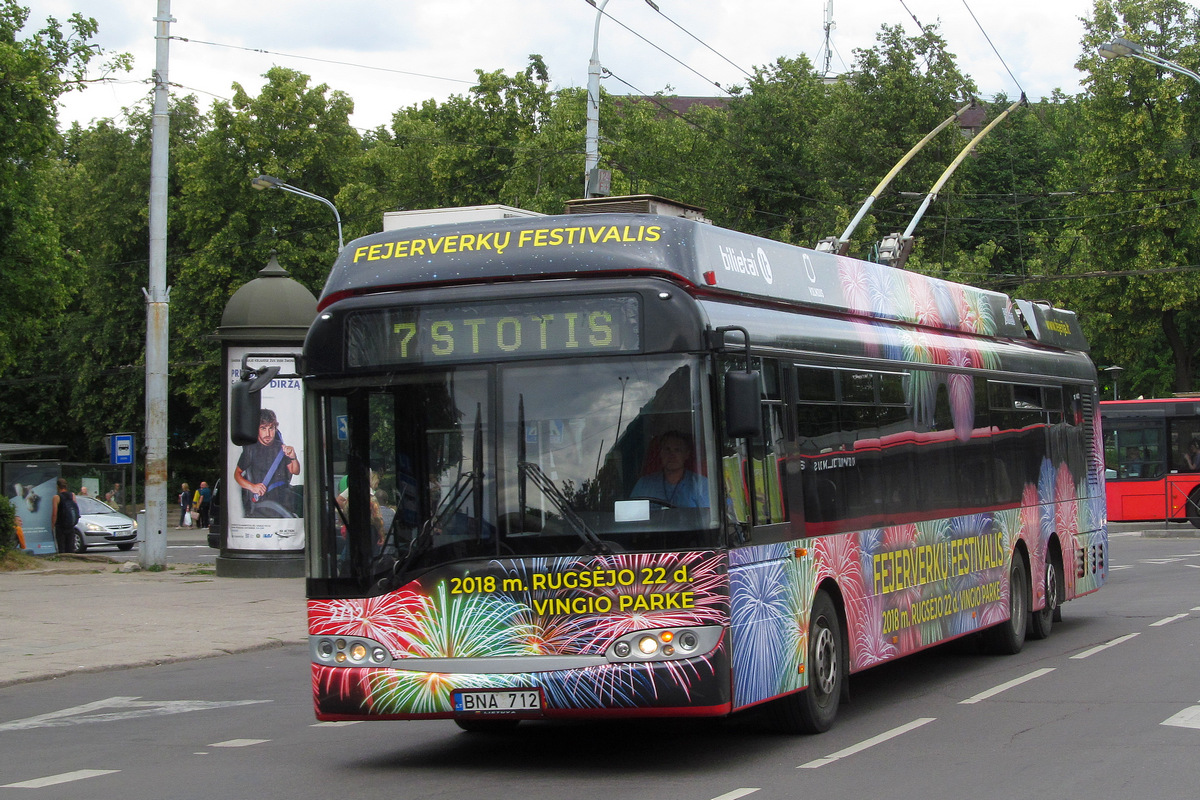 Вильнюс, Solaris Trollino II 15 AC № 2712