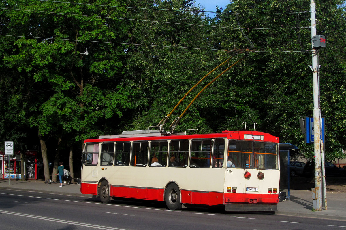 Вильнюс, Škoda 14Tr11/6 № 1116