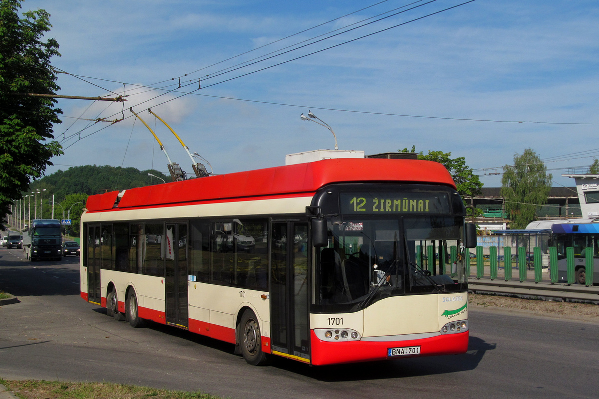 Вильнюс, Solaris Trollino II 15 AC № 1701