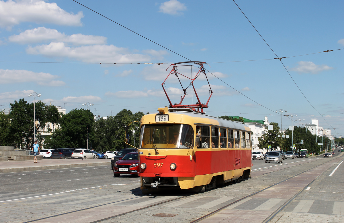 Екатеринбург, Tatra T3SU № 597