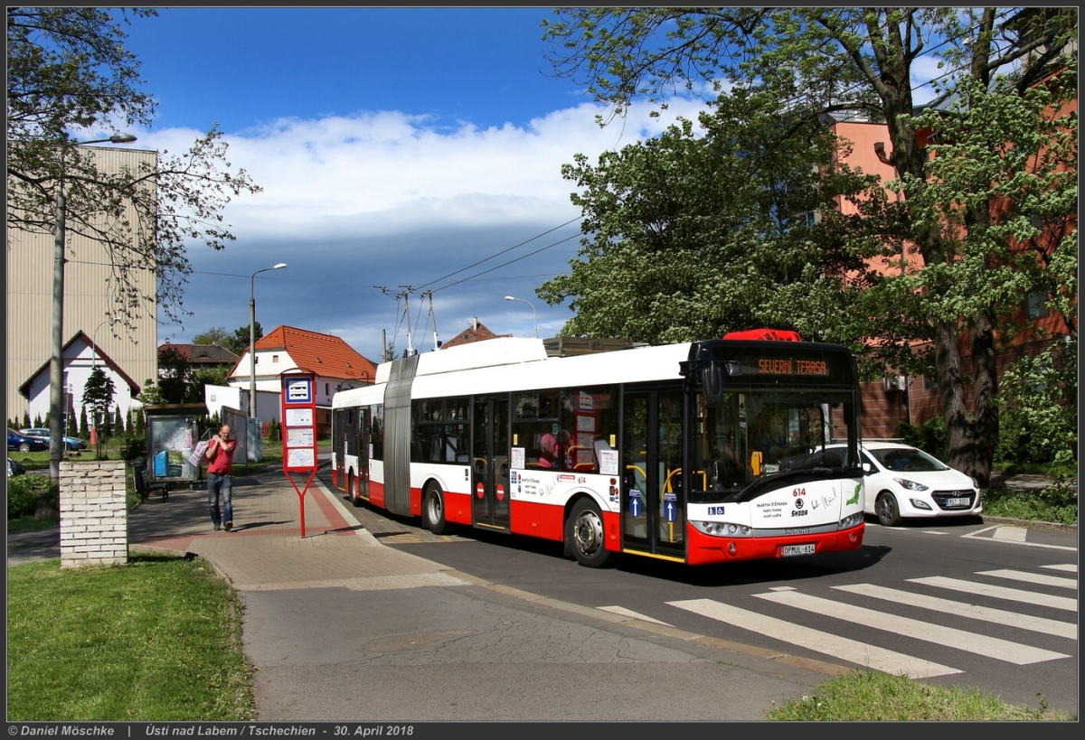 Усти-над-Лабем, Škoda 27Tr Solaris III № 614