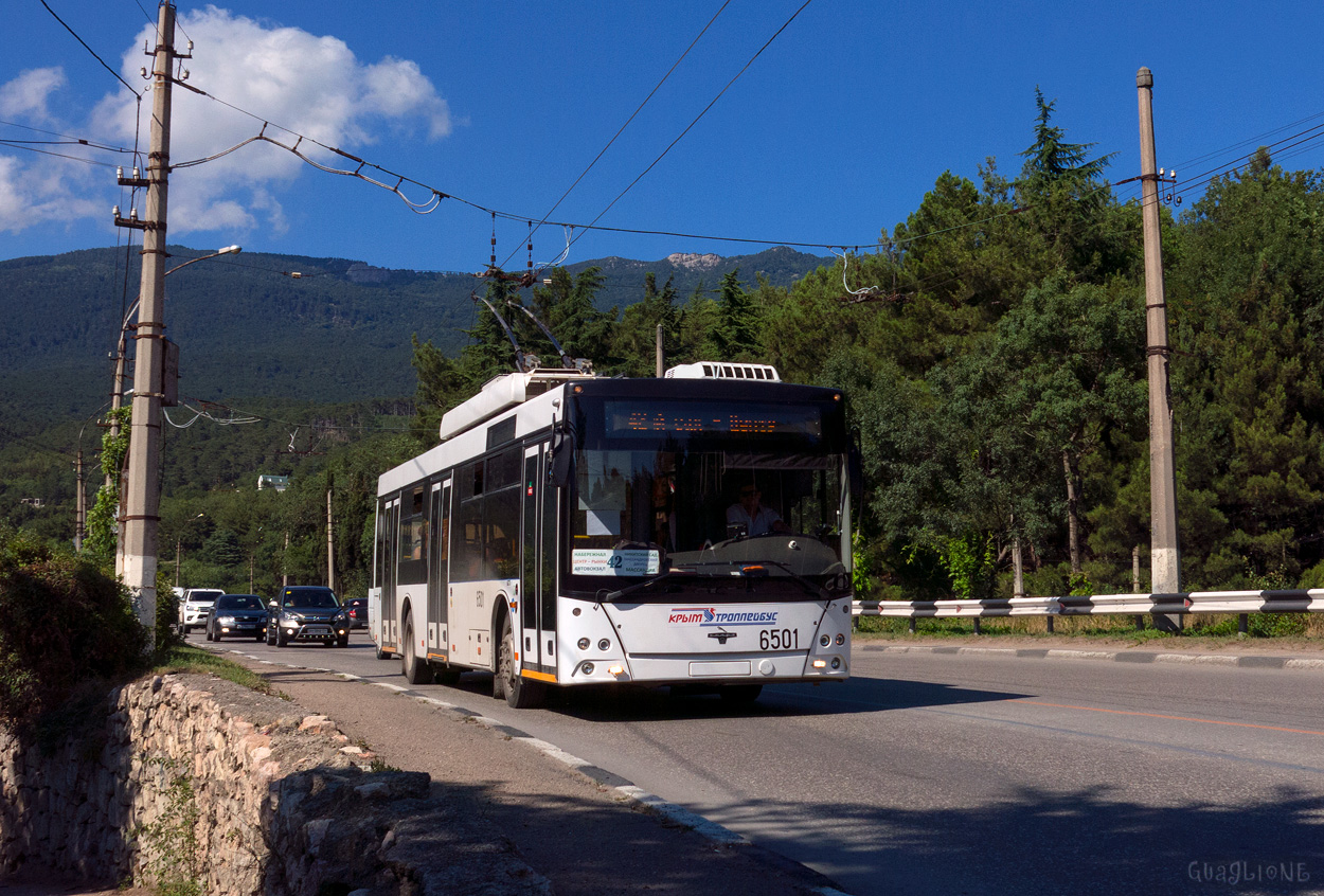 Крымский троллейбус, СВАРЗ-МАЗ-6275 № 6501