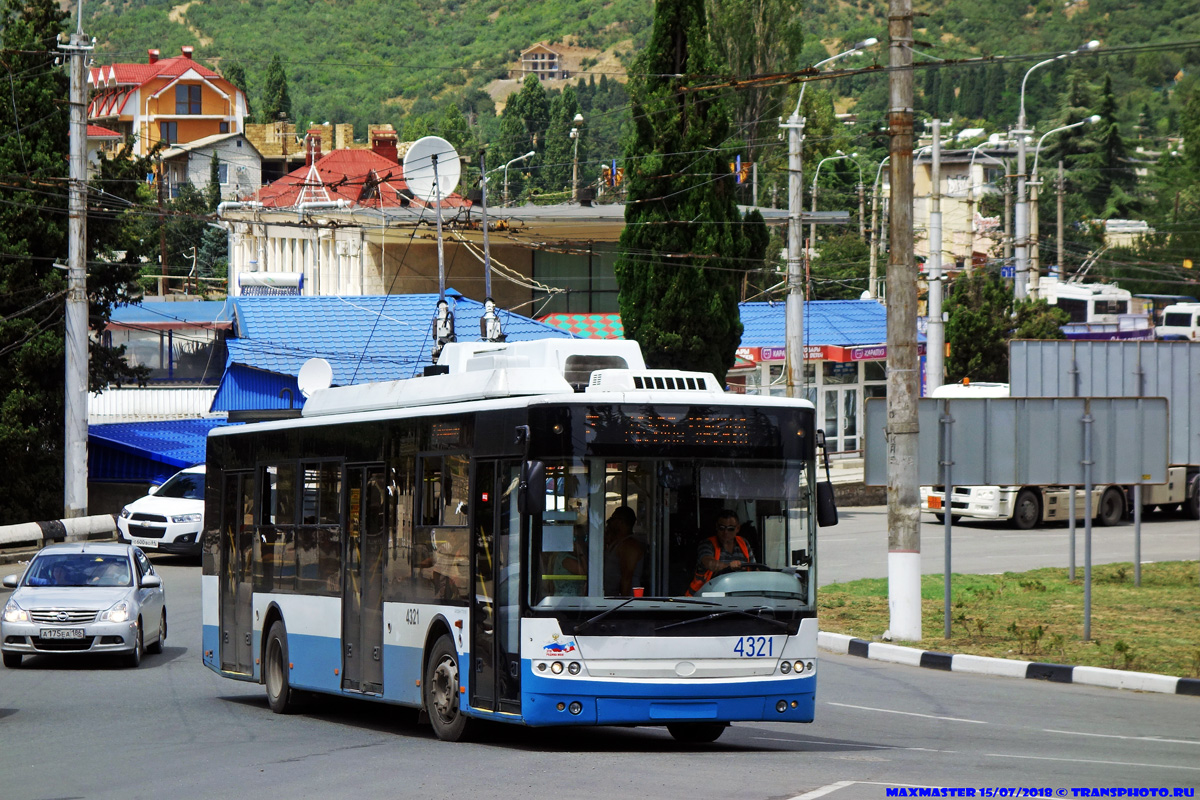 Krimas trolejbuss, Bogdan T70110 № 4321