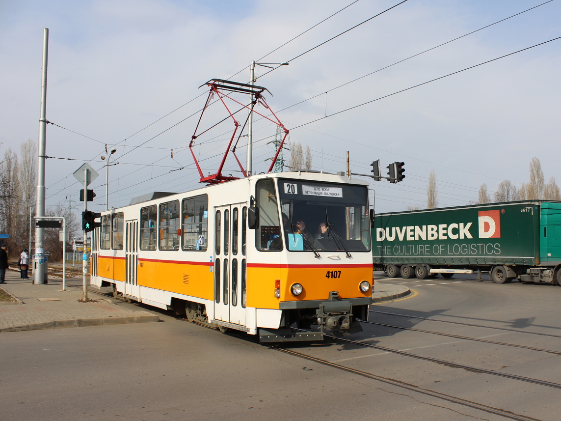 София, Tatra T6B5B № 4107