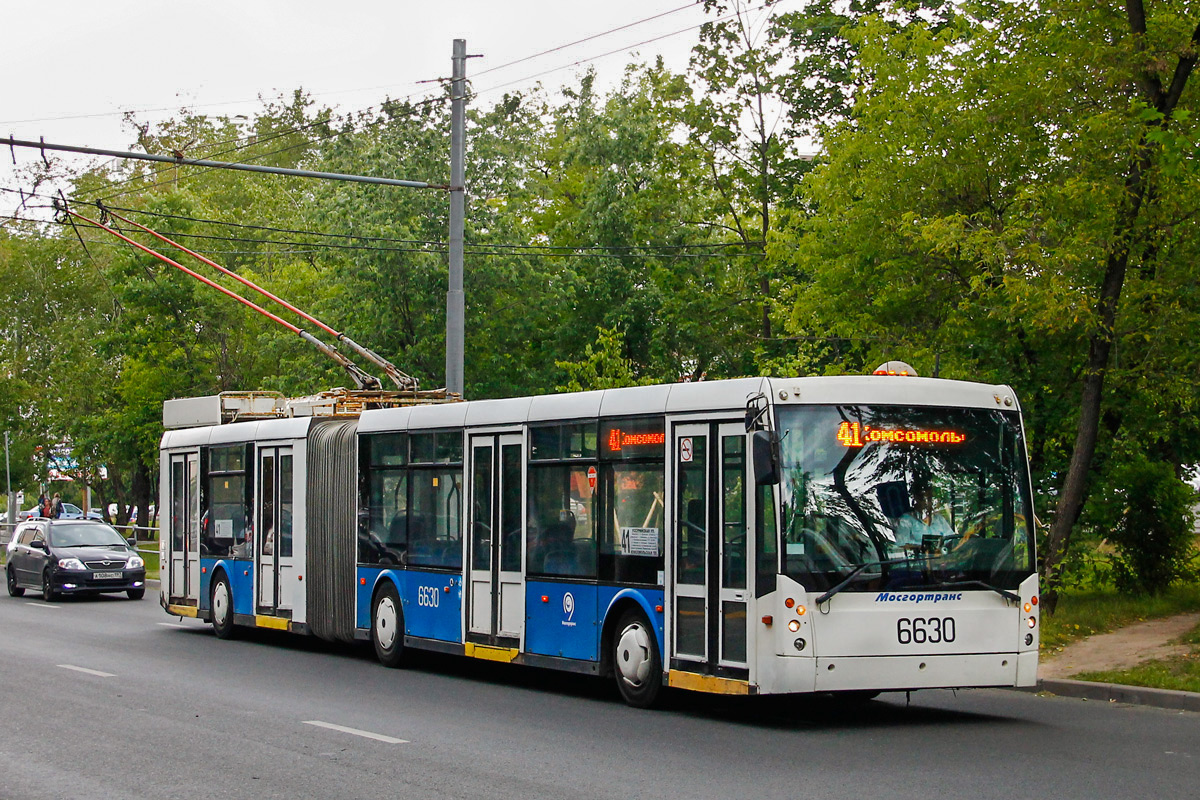 Москва, Тролза-6206.01 «Мегаполис» № 6630