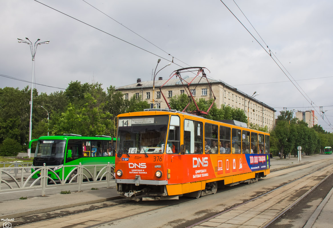 Екатеринбург, Tatra T6B5SU № 376