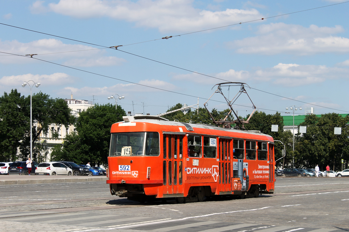 Екатеринбург, Tatra T3SU № 592