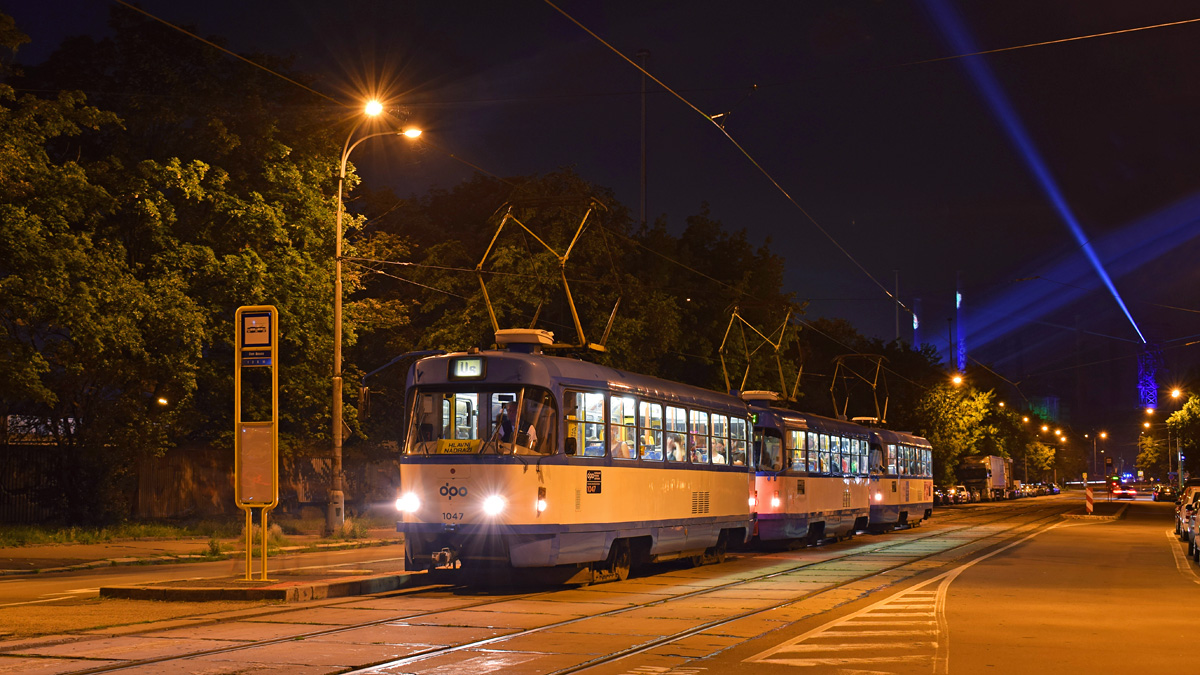 Острава, Tatra T3G № 1047; Острава, Tatra T3G № 1033; Острава, Tatra T3G № 1037; Острава — Colours of Ostrava 2018 — тройники.