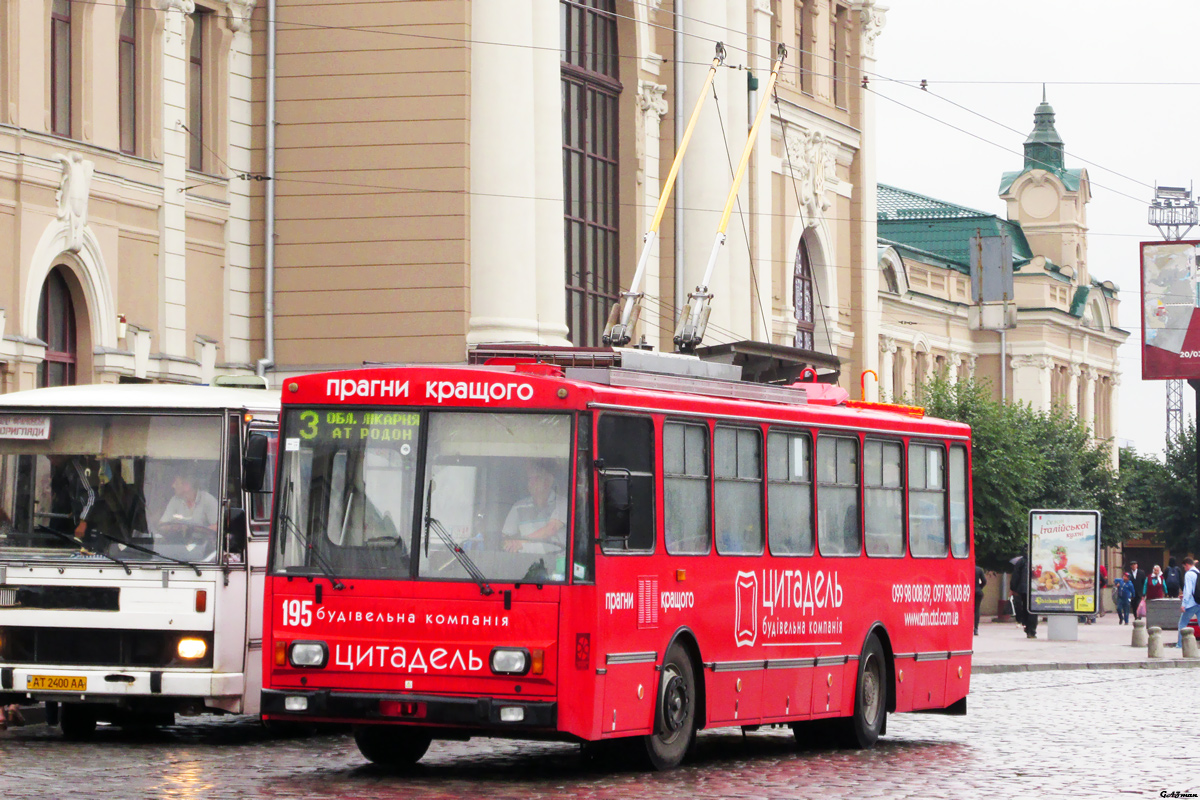 Ивано-Франковск, Škoda 14Tr10/6 № 195