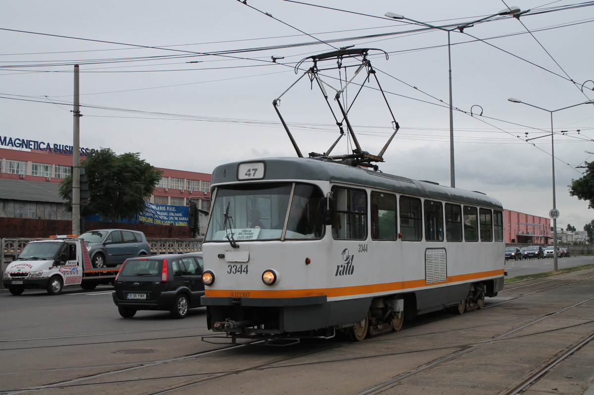 Bucureşti - Ilfov, Tatra T4R Nr. 3344