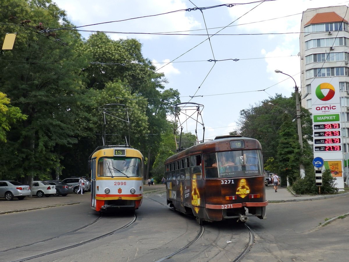 Одесса, Tatra T3R.P № 2996; Одесса, Tatra T3R.P № 3271