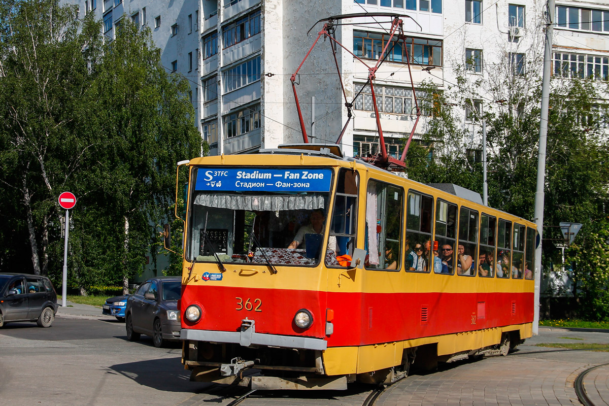 Екатеринбург, Tatra T6B5SU № 362