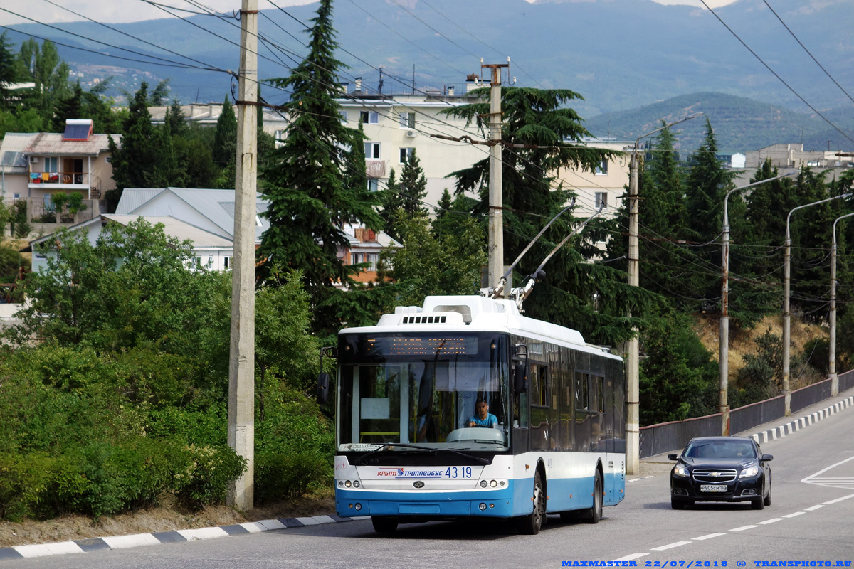 Крымский троллейбус, Богдан Т70110 № 4319