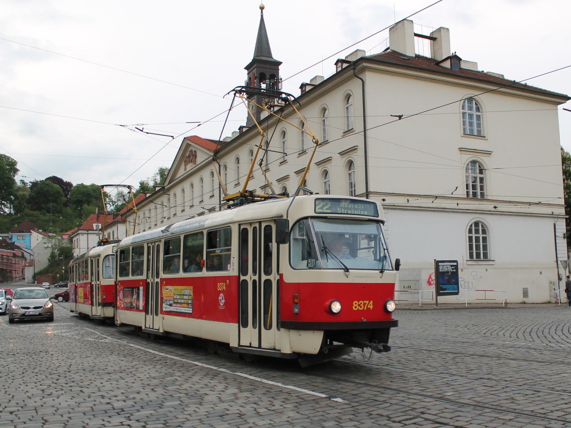 Прага, Tatra T3R.P № 8374