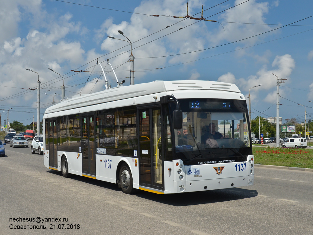 Севастополь, Тролза-5265.02 «Мегаполис» № 1137