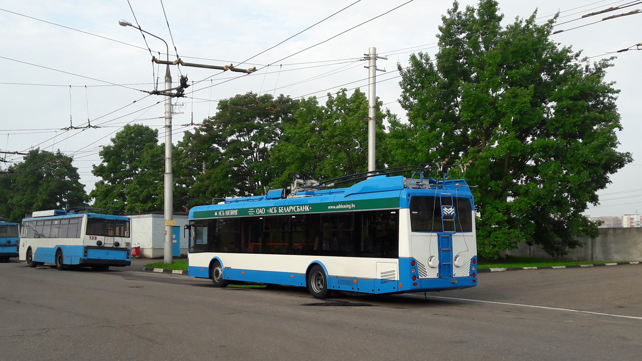 Вiцебск, БКМ 32100D № 218; Вiцебск, БКМ 201А7 № 139; Вiцебск — Новые трамваи и троллейбусы с завода Вiцебск, БКМ 32100D № 218; Вiцебск, БКМ 201А7 № 139; Вiцебск — Новые трамваи и троллейбусы с завода