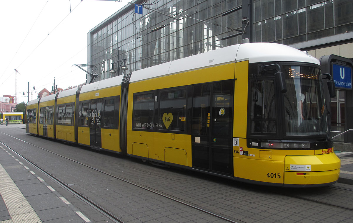 Берлин, Bombardier Flexity Berlin (GT6-08ZR/F6Z) № 4015