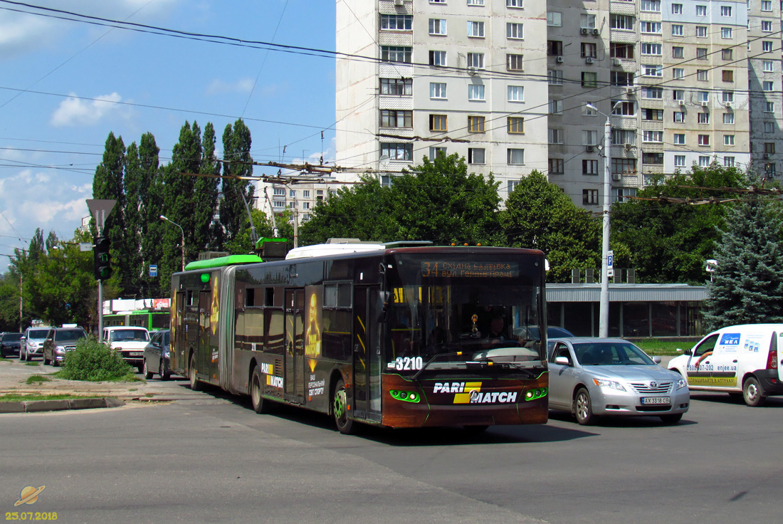 Charkov, LAZ E301D1 č. 3210 Charkov, LAZ E301D1 č. 3210