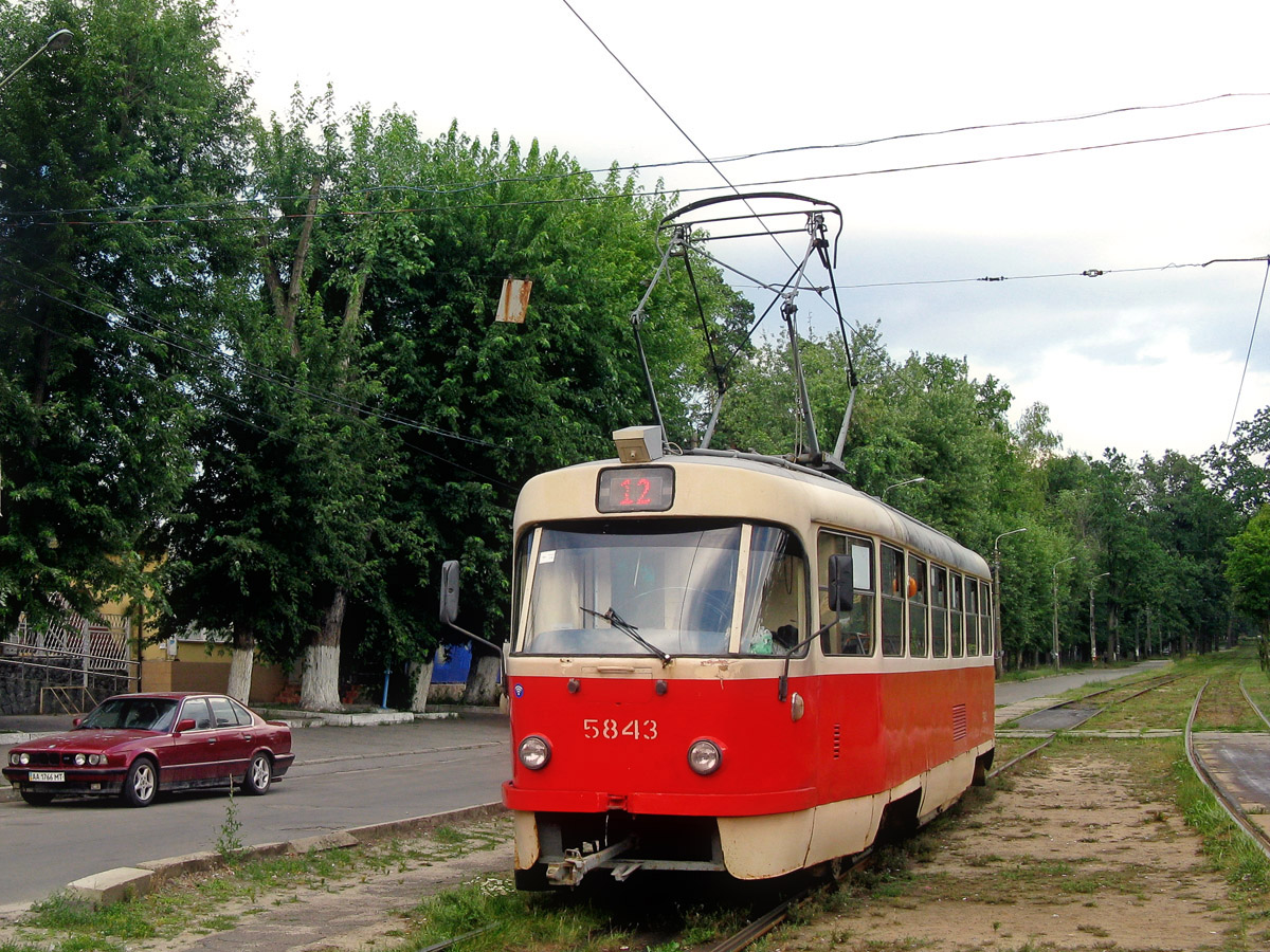 Киев, Tatra T3SU № 5843