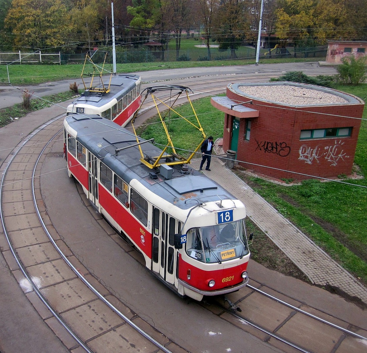 Prague, Tatra T3 № 6921