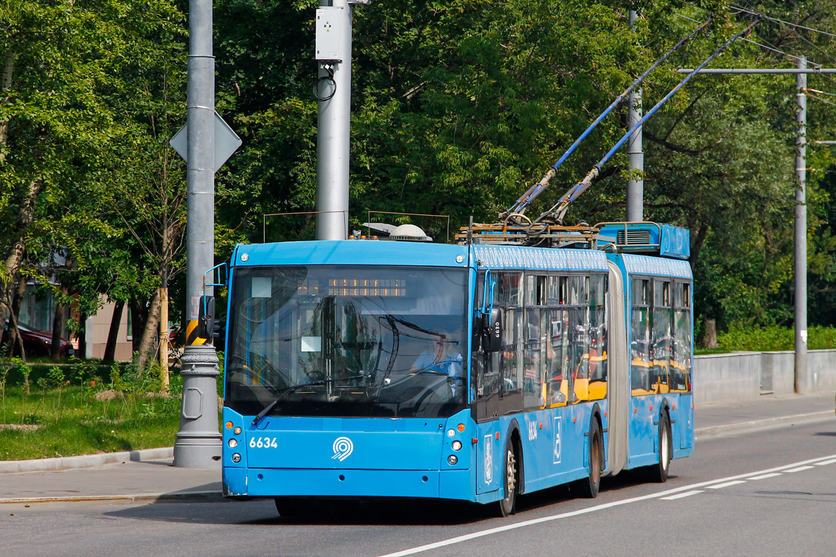 Москва, Тролза-6206.01 «Мегаполис» № 6634