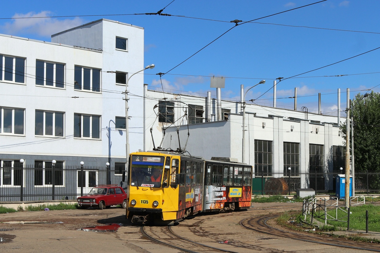 Львов, Tatra KT4SU № 1135