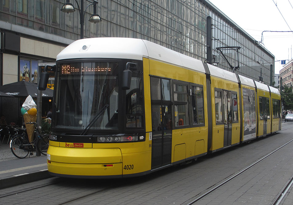 Берлин, Bombardier Flexity Berlin (GT6-08ZR/F6Z) № 4020