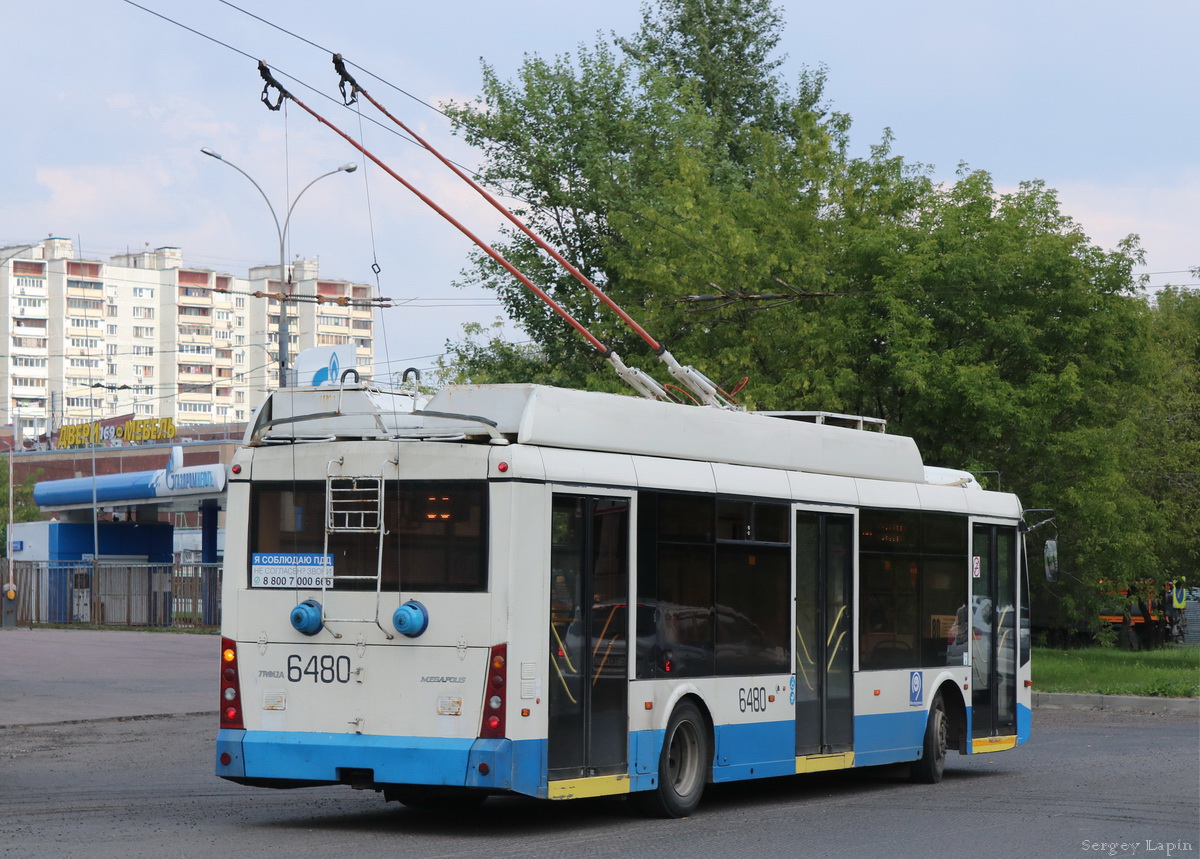 Москва, Тролза-5265.00 «Мегаполис» № 6480